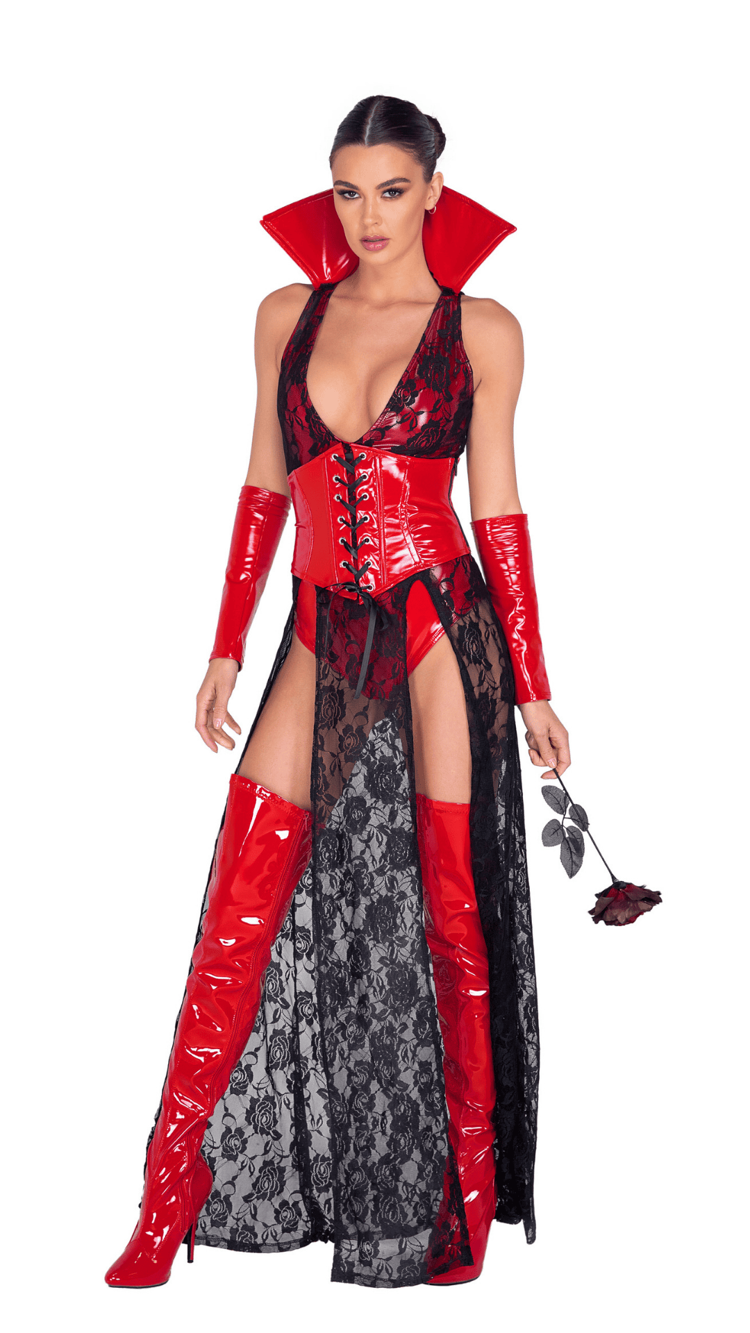 Naughty Kitten Clothing Wicked Vampire Costume Front View Halloween Costume