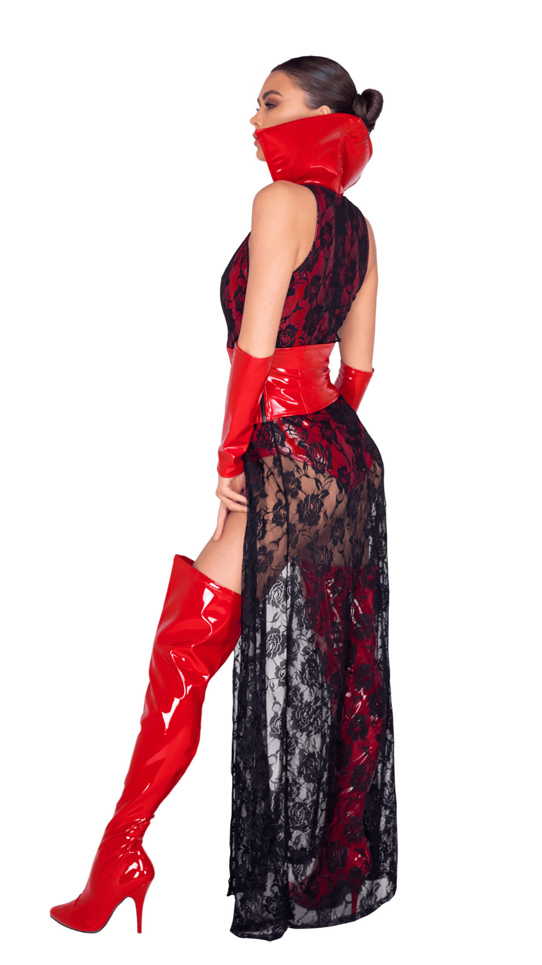 Naughty Kitten Clothing Wicked Vampire Costume Rear View Halloween Costume