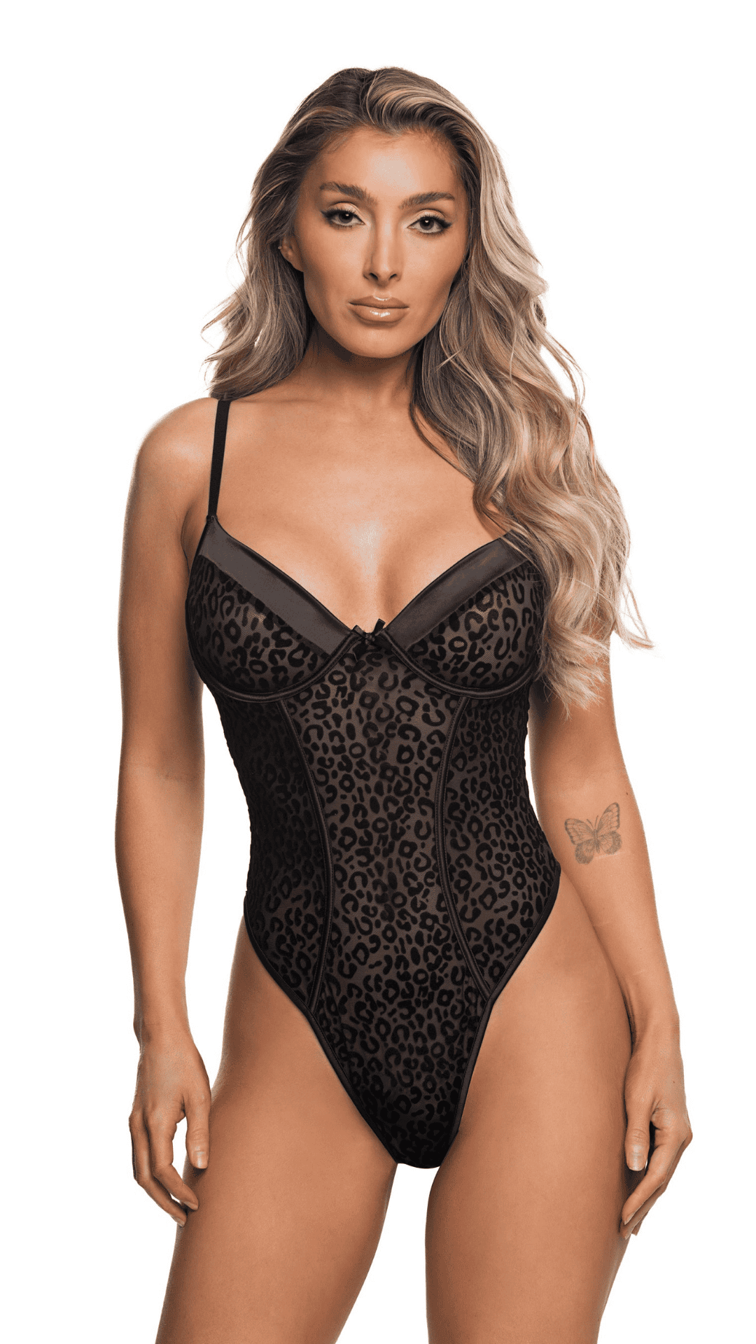 Naughty Kitten Clothing Wild Thing Teddy Front View Women's Lingerie