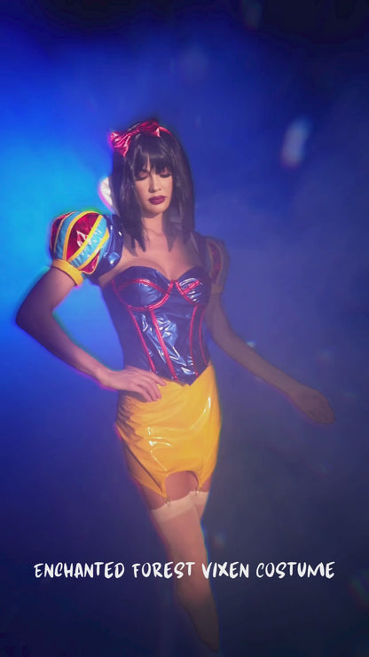 Naughty Kitten Clothing Enchanted Forest Vixen Costume Front View Sexy Halloween Costume Video