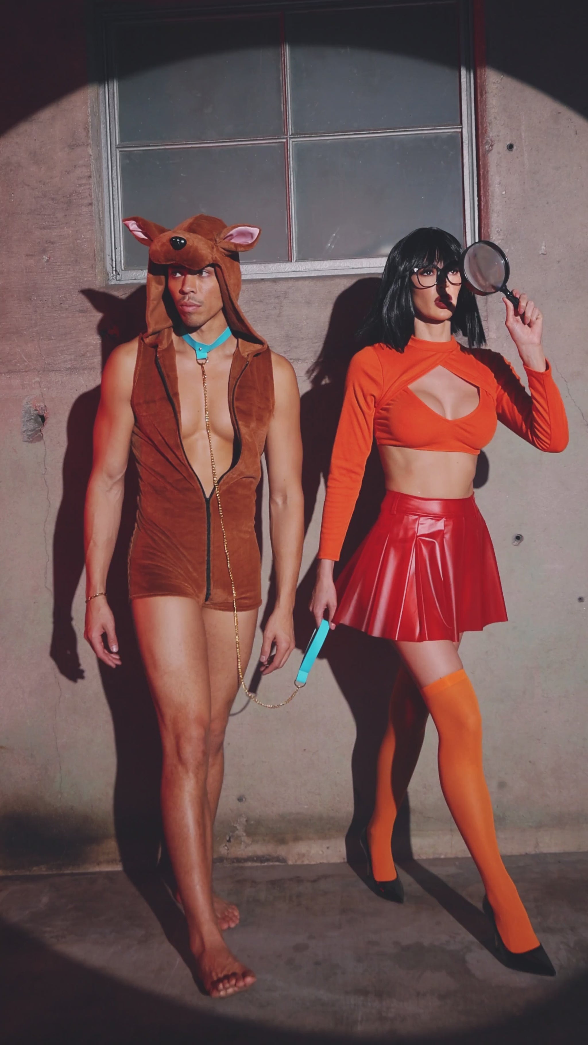 Naughty Kitten Clothing Men's Mystery Pup Costume Scooby Doo Men's halloween Costume Front View Video