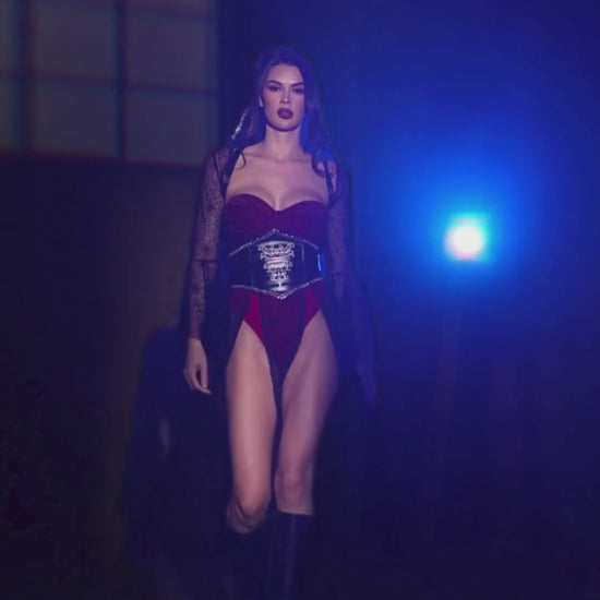 Naughty Kitten Clothing Black Widow Costume Front View Halloween Costume Video