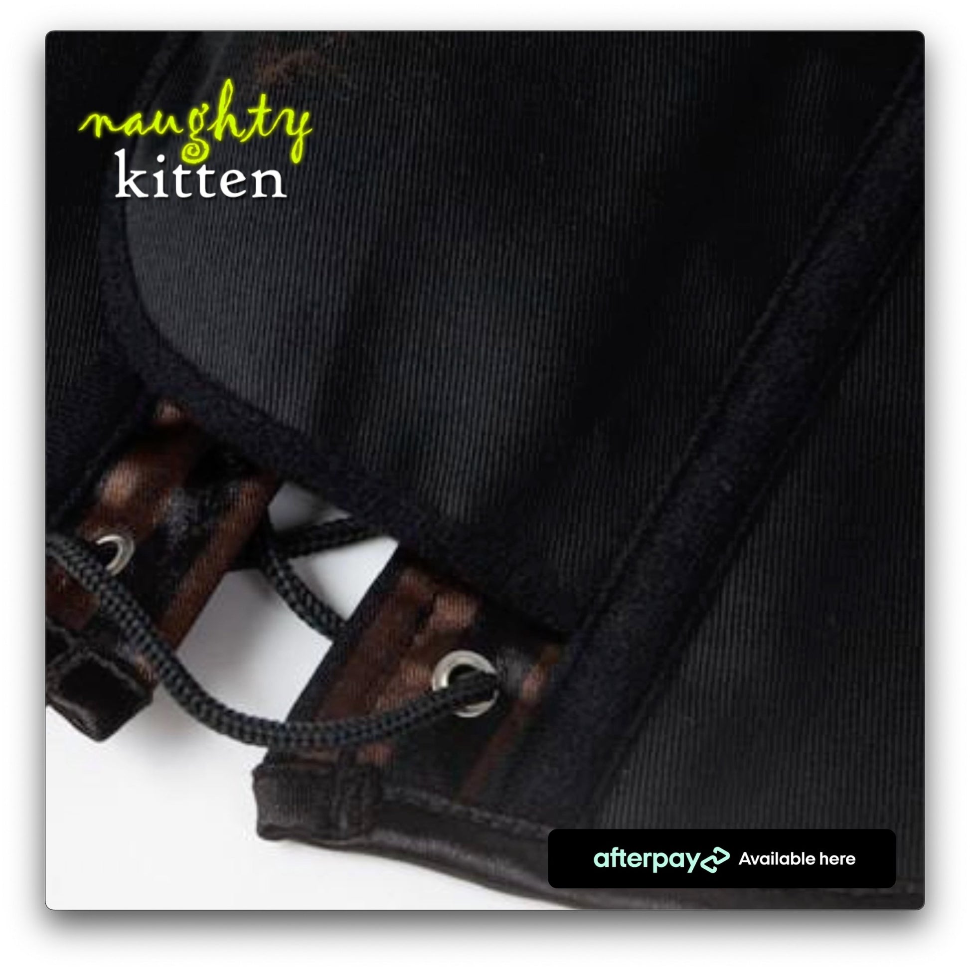 Ambrosia Pinstripe Corset - Naughty Kitten Clothing