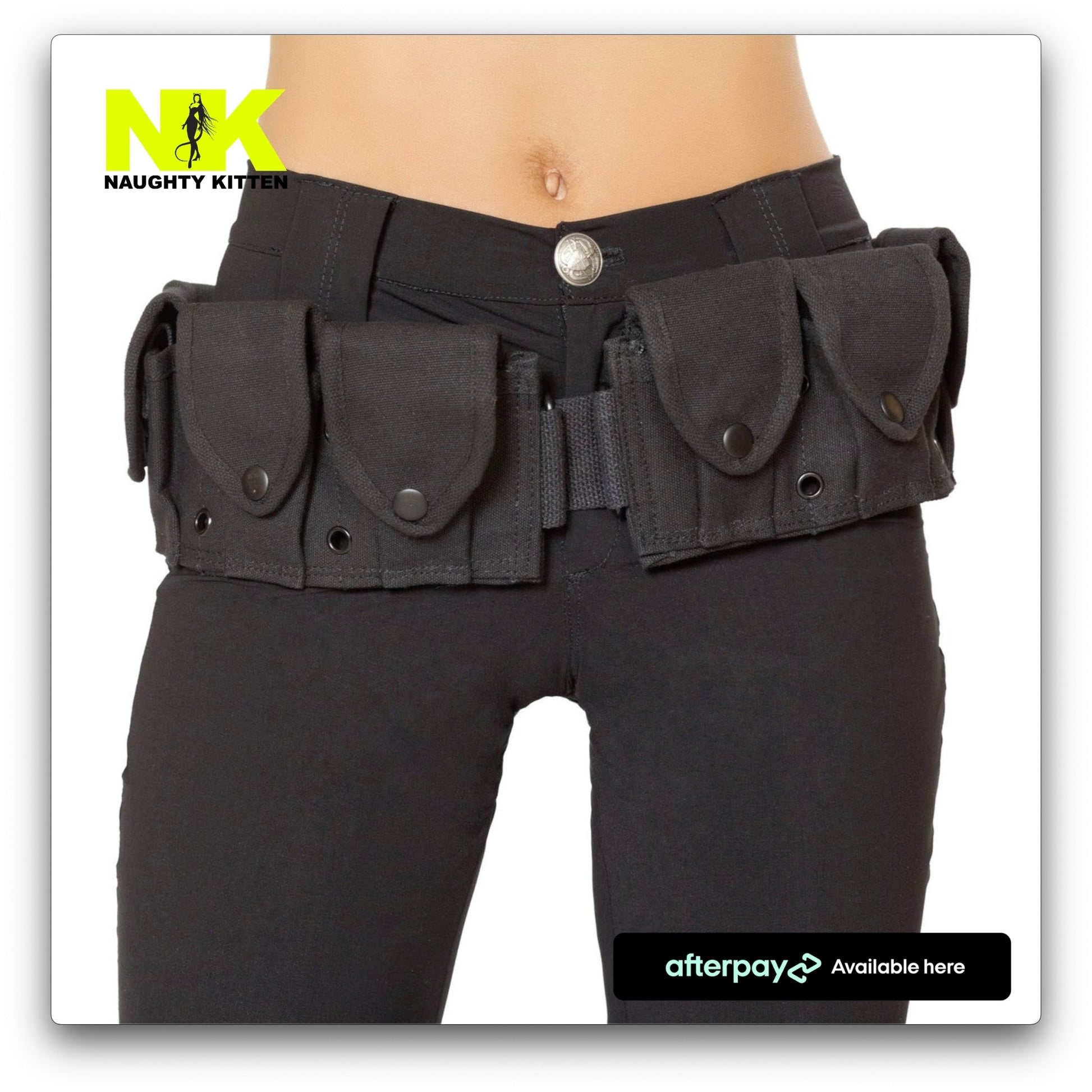 Belt with Pouches - Naughty Kitten Clothing